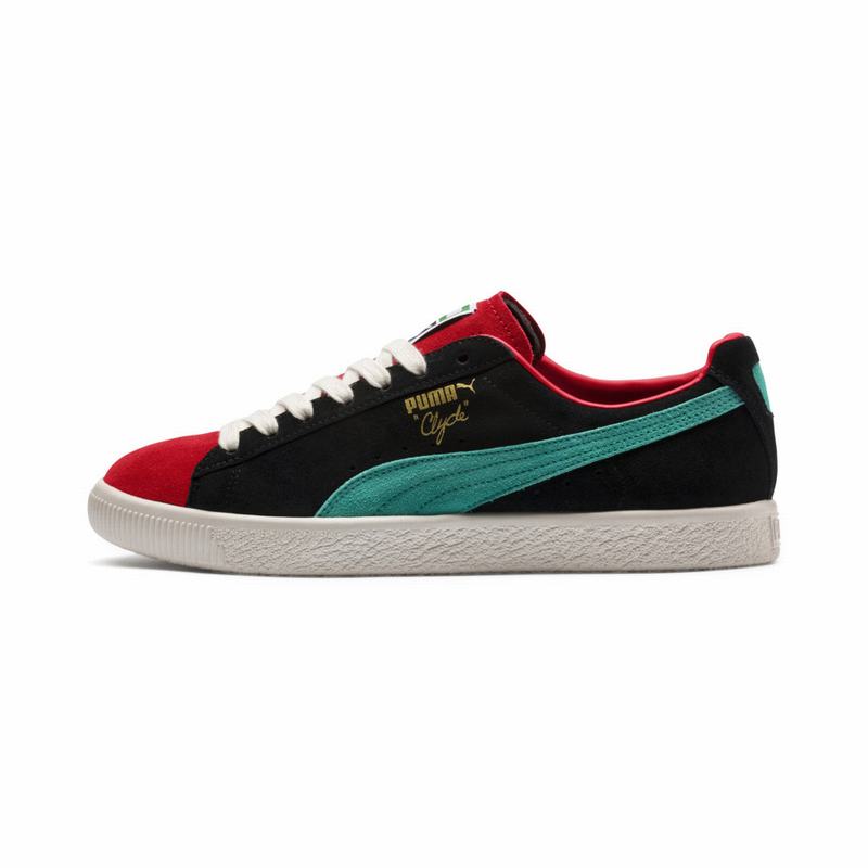 Basket Puma Clyde From The Archive Homme Noir/Rouge/Vert/Blanche Soldes 133AKDUP